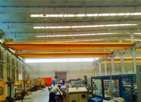 Grúa Puente de Doble Viga de Alta Resistencia Zehua, con Caja de Cambios y Motor Controlados por PLC, Alcance de 20 m, Altura de Elevación de 20 m, para Uso en Almacenes