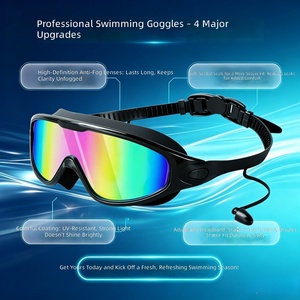 Gafas de Natación JW-YY75 para Adultos, Montura Grande, HD, Impermeables, Antivaho, Lentes de Silicona y PC, para <span class=keywords><strong>Hombre</strong></span>, Marca 369, Venta Directa de Fábrica - Product Image 5