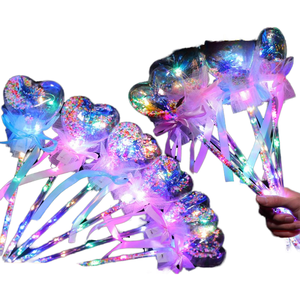 Bobo bóng dollland trẻ em 'luminous phim hoạt hình Cây Đũa Thần nhựa LED flash bóng cho 5-7 năm chợ đêm đường phố gian hàng nhỏ - Product Image 1