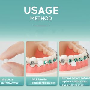 Vendita calda dentale ortodontico sollievo cera carino Ortho cera ortodontica approvato CE Brace Relief Wax - Product Image 5