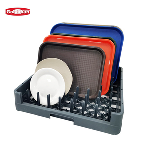 Égouttoir à vaisselle en plastique robuste pour cuisine commerciale - Product Image 3