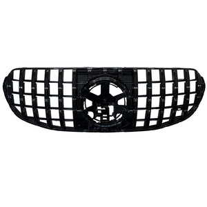 Calandre GT pour Mercedes-Benz Classe GLE W167 2024+ en ABS noir et argent, pour pare-chocs avant (kit de rétrofit) - Product Image 3