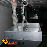 Système d'alimentation automatique pour poulets de chair avec contrôle de l'alimentation réglable pour l'équipement d'élevage avicole