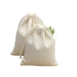 Sac à poussière en toile écologique imprimé avec logo personnalisé, coton biologique recyclé, cordon de serrage, sac de rangement, pochette en mousseline, sac à main de luxe - Product Image 5