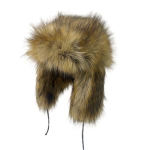 Hot New Winter Adult Lei Feng <strong>Hat</strong> Thickened Straw with Imitation Raccoon Fur Outdoor Warm Ear Protection for Foreign Trade - Product Image 6