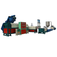 Recyclage des déchets bbs bb ball pvc pp eps pet wpc plastique cire granulés de fabrication granulateur extrudeuse granulation machine à granuler