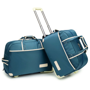 Bolsa plegable <span class=keywords><strong>de</strong></span> fin <span class=keywords><strong>de</strong></span> semana con ruedas, bolsa <span class=keywords><strong>de</strong></span> equipaje aprobada por avión <span class=keywords><strong>de</strong></span> nailon, <span class=keywords><strong>bolso</strong></span> <span class=keywords><strong>de</strong></span> <span class=keywords><strong>mano</strong></span> para hombres y mujeres, <span class=keywords><strong>viaje</strong></span> al aire libre, Viajes - Product Image 1