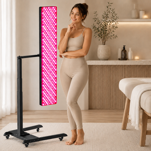 Portable Standing Red Near Infrared Panel with Door Mount Kit <b>Remote</b> <b>Control</b> and Eye Protection - Product Image 1