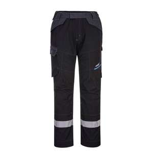 PORTWEST - FR402BKR46 WX3 Servicio resistente al fuego pantalón negro-EAN 5036108368372 ROPA DE TRABAJO RESISTENTE A LLAMAS - Product Image 1