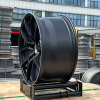 Velg Tempa Cekung Dalam 18-20 Inch 5X112 5X120 G025 Matte Black Hollow Out untuk Z4 M4 M2 M3 E90 E92 E93 E60 CLA CLE CLS