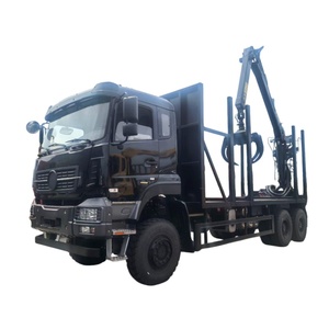 Camión <span class=keywords><strong>Grúa</strong></span> Forestal Todoterreno HOWO 6WD de Alta Calidad, 3 Toneladas, <span class=keywords><strong>con</strong></span> Pluma Articulada Hidráulica, Bomba de Motor, Caja de Cambios, Motorreductor Huade y Rodamientos - Product Image 1