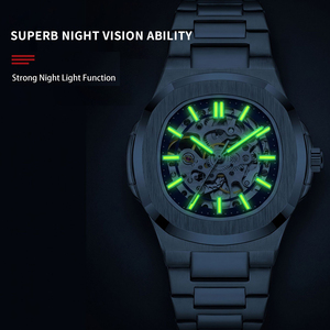 Reloj Mecánico Analógico Antiguo para Hombre, Relojes Mecánicos Transparentes con Diseño de Calavera para Hombre, Reloj de Lujo con Logotipo Personalizado, Reloj de Esqueleto para Hombre - Product Image 3