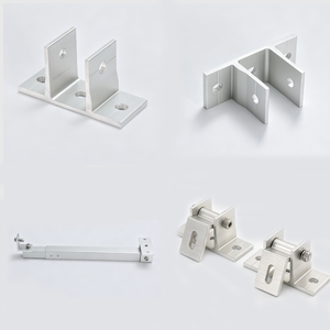 Supports de fixation avant et arrière pour panneaux solaires photovoltaïques sur mesure, fournis directement par l'usine, pour tuiles en acier coloré/toits plats/sols plats - Product Image 4