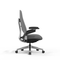 Chaise de bureau à trois pieds à cinq roues, design durable, accoudoirs réglables, hauteur réglable, vente chaude