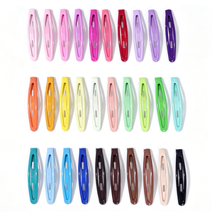 ปิ่นปักผมเคลือบสีสันสดใสสำหรับผู้หญิงเด็กผู้หญิงกิ๊บหนีบผมแบบเรียบง่าย - Product Image 1