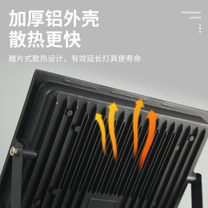 Flood <b>Light</b> 100W IP66 With <b>Motion</b> <b>Sensor</b> Outdoor Waterproof <b>Led</b> Panel <b>Light</b> - Product Image 3
