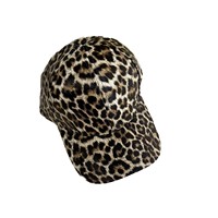 Casquette de baseball en cuir PU style coréen, imprimé léopard, pour hommes et femmes, automne-hiver, élégante, brillante, tendance, pour l'extérieur