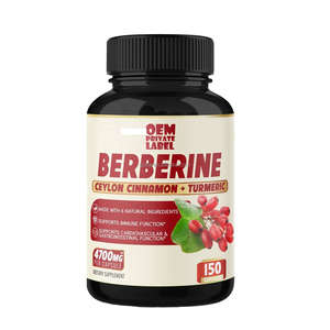 Cápsulas de Complejo de Suplementos de Berberina, Quercetina y Espermidina Orgánica OEM ODM - Product Image 1