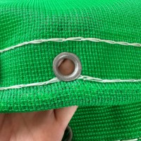 Filets de sécurité en maille dense HDPE anti-UV de haute qualité, anti-poussière, pour chantier, verts, découpe/moulage sur mesure, protection efficace 3-5