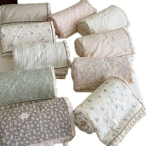 Korean Style Girly All Cotton Summer Quilt Four Piece Set Pastoral Floral Print Cooling <b>Bedding</b> For Women - Product Image 5