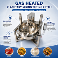 Chaudière à chemise chauffée au gaz naturel avec agitateur inclinable résistant à la chaleur pour l'extraction et la concentration