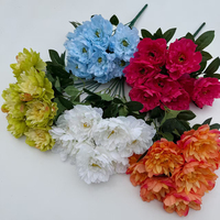 Fleurs de pivoine artificielles PT-P9008, bouquet de pivoines en soie artificielle, décoratives et réalistes pour mariage, maison, fête, événement, vente en gros