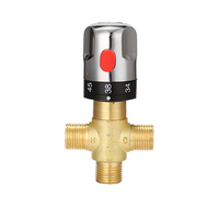 Robinet mélangeur thermostatique de sécurité en laiton pour salle de bain, contrôle de la température, amélioration de l'habitat