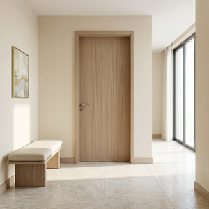 Puerta Interior de Madera con Revestimiento de PVC Premium, Resistente a la Humedad, para Habitaciones de Huéspedes en Hoteles y Resorts de Lujo - Product Image 3