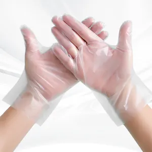 Non Toxic TPE Clear Food Service Gloves Disposable Latex Free Gloves