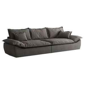 Sofá de Tres Plazas Estilo Velero, Moderno y Minimalista, de Tela, para Sala de Estar - Product Image 5
