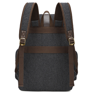 Poivre <span class=keywords><strong>sel</strong></span> toile peau de vache cordon sac à bandoulière décontracté sac à dos pour ordinateur portable voyage en plein air sacs à dos pour hommes - Product Image 4