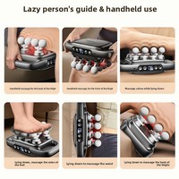 Pistola de Masaje Fascial Personalizada de 16 Cabezales ODM/OEM, Masajeador Corporal Multicabezal para Cintura y Piernas, Recargable, 9 Velocidades, 22800 rpm, Control de Tiempo