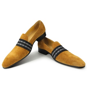 Mocasines Casuales de Ante Vacuno para Hombre, Diseño Sólido, Sin Cordones, Alta Calidad, Elegantes, a la Moda, para Bodas y Fiestas, Transpirables, para Primavera, Verano y Otoño - Product Image 1