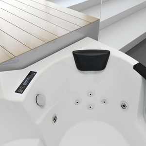 Vipor Bồn Tắm Trong Nhà Bồn Tắm Bồn Tắm Conor Bồn Tắm Có Rãnh Hình Quạt Có Vòi Và Kính - Product Image 6