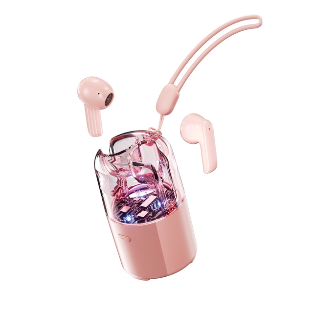 Two in One Portable Wireless In-Ear Earbuds with BT Speaker TWS Silicone Lanyard LED Battery Indicator TWS Earphones