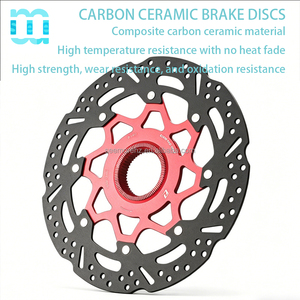 SeeMore Ultra Hafif Karbon Fiber Seramik Merkezi Kilitli Bisiklet Disk Freni 160/180mm Dağ Bisikleti Parçaları için Yüksek Mukavemetli Disk Fren - Product Image 4