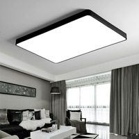 Lámpara LED Cuadrada para Exteriores, Diseño Moderno, Control Remoto, Acrílico, para Techo, Dormitorio, Sala de Estar, Hoteles, 3CCT, Temperatura de Color, IP40