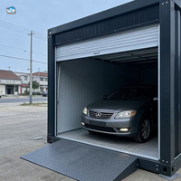 Conteneurs maritimes préfabriqués modulaires portables de 20 pieds pour maisons, entrepôts et garages d'été