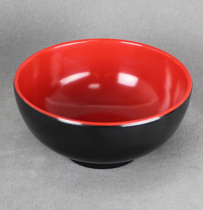 Food Grade Two Tone Black <strong>Red</strong> Melamine Ramen <strong>Bowl</strong> - Product Image 3