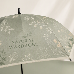 Parapluie de golf personnalisé style naturel avec logo de marque, parapluie de golf d'extérieur, cadeau promotionnel OEM pour clubs, hôtels et marques - Product Image 6
