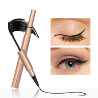 Double Tête 2 en 1 Faux Cils Effet Mascara Sans Cruauté Waterproof Extra Volume Eyelash Eye Liner Mascara Private Label