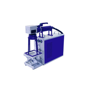 Máquina de Marcado Láser de Fibra CNC Portátil para Placas de Identificación, 20W 30W 50W Máx., Fuente Raycus, Sin Deslumbramiento, Acero Inoxidable, DXF/AI - Product Image 1