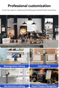 Kiosco Moderno WUXIN Totem de 21.5 Pulgadas, Kiosco Táctil de Autoservicio para Pedidos de Comida en Hoteles, Centros Comerciales y Salones de Belleza - Product Image 6