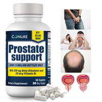 Complément alimentaire Beta Prostate pour hommes adultes, capsules végétales de bêta-sitostérol (60 unités), réduit les déplacements aux toilettes, favorise le sommeil, urinaire
