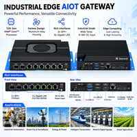 Mini PC Industriel I3 I5 12e Génération 1215U 1235U 6xIntel I226V Gigabit LAN 2*10Gbps SFP+ pour Routeur Logiciel & Passerelle de Calcul en Bord