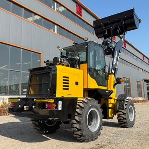 Mini-chargeuse sur pneus hydraulique 2 tonnes, engin <span class=keywords><strong>de</strong></span> terrassement 4x4, chargeuse frontale améliorée - Moteur diesel - Product Image 2