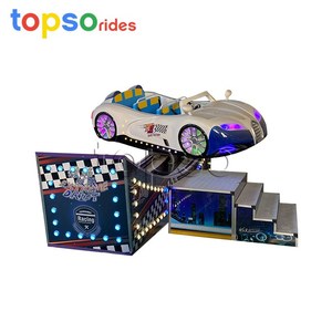 Manège de fête foraine <span class=keywords><strong>Bugatti</strong></span> en fibre de verre et acier, 8 places, Mini Voiture Volante - Product Image 3