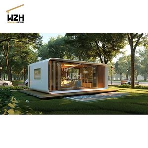 Taşınabilir kapsül evler çelik hazır ev eps prefabrik uzay yaşamak için prefabrik ev - Product Image 1