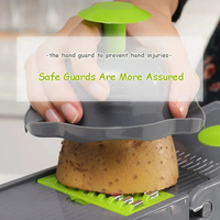 Fruitgroentegereedschap Keuken 14 In 1 Vegetarische Voedselhakselaar Mandoline Snijmachine Uiensnijder Dunschiller Groentesnijder