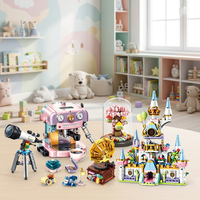 Meilleures ventes : Micro blocs de construction DIY 6-en-1 Dinosaure Fossil Robot Mecha et 8-en-1 Ensemble Palais de Princesse et Aquarium